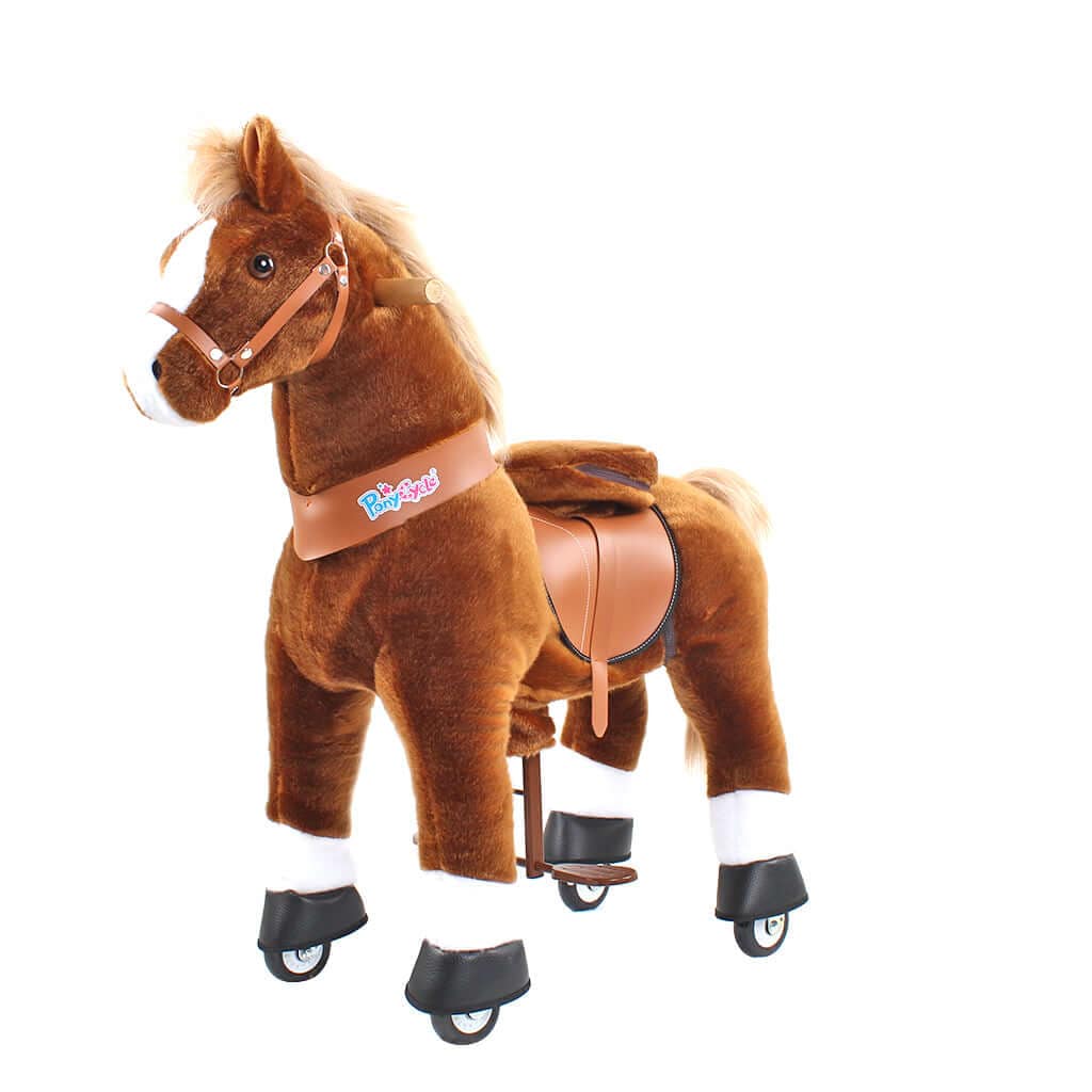 Model U Ride‑On Pony Toy Riding Horse Age 4‑7 Brown