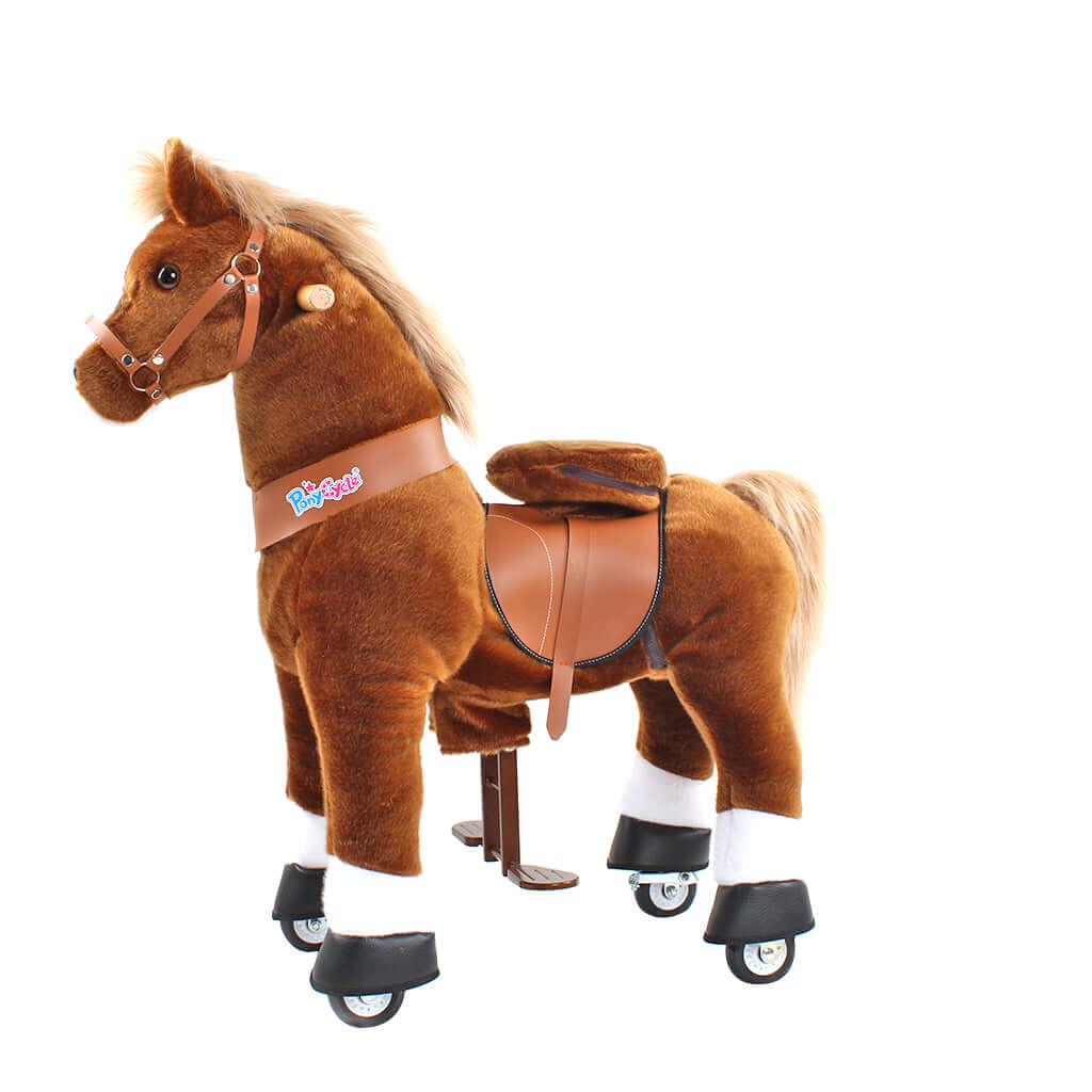 Model U Ride‑On Pony Toy Riding Horse Age 4‑7 Brown