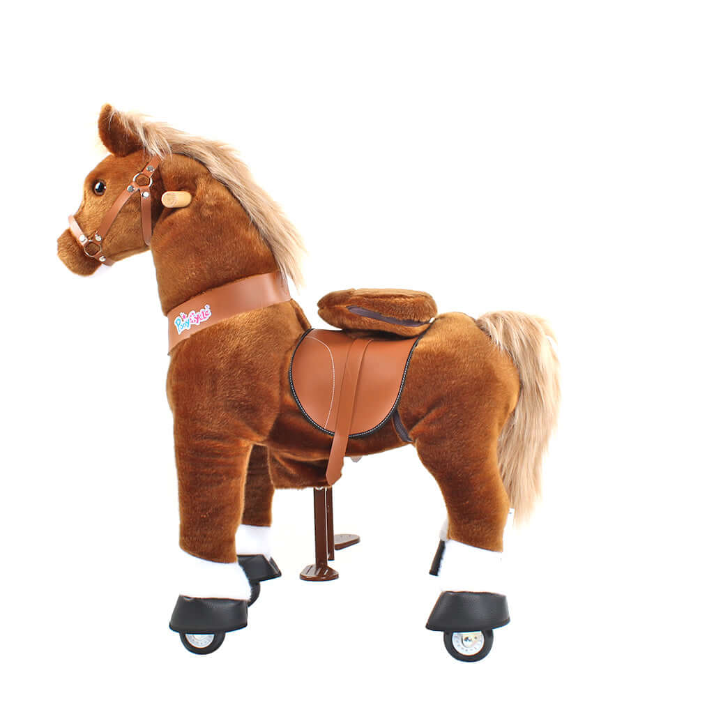 Model U Ride‑On Pony Toy Riding Horse Age 4‑7 Brown