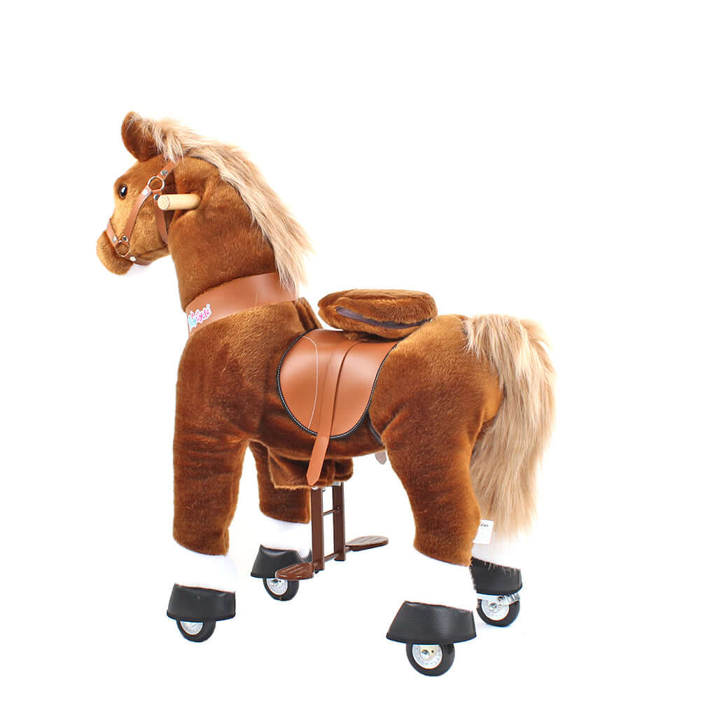 Model U Ride‑On Pony Toy Riding Horse Age 4‑7 Brown
