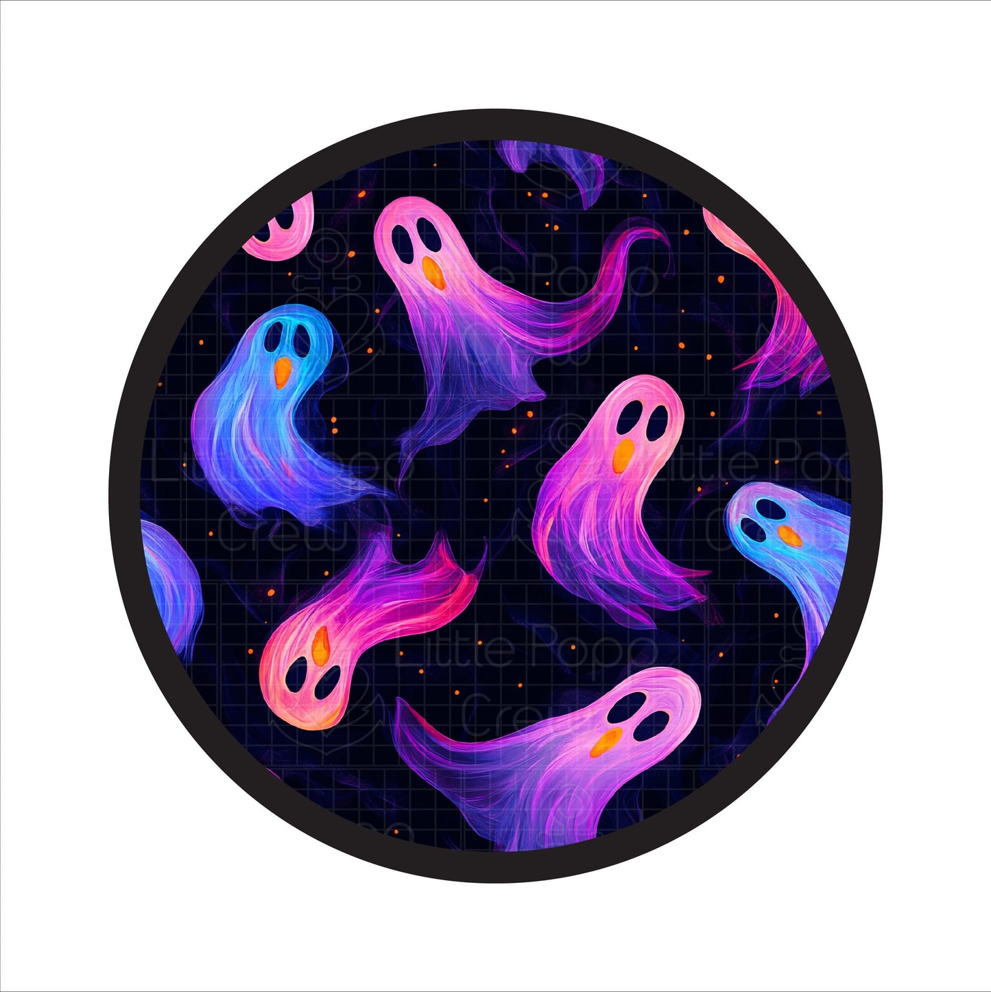 Halloween | Whirling Ghosts | Women's Bamboo Jogger Pajama Pants