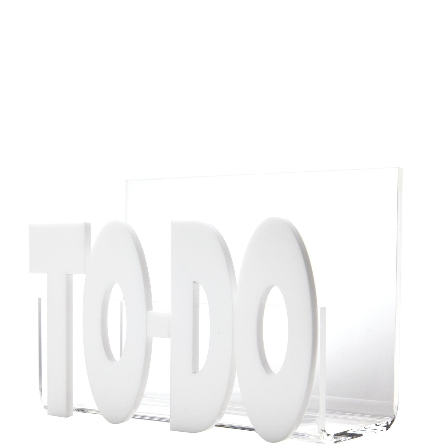 White To-Do Acrylic Holder