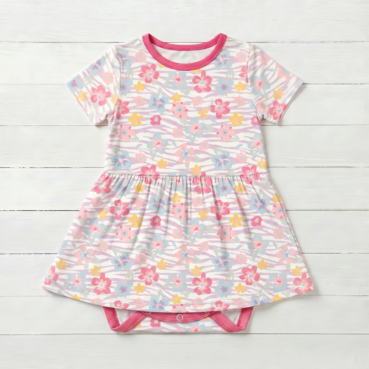 Wildflower Wishes S/S Bodysuit Dress
