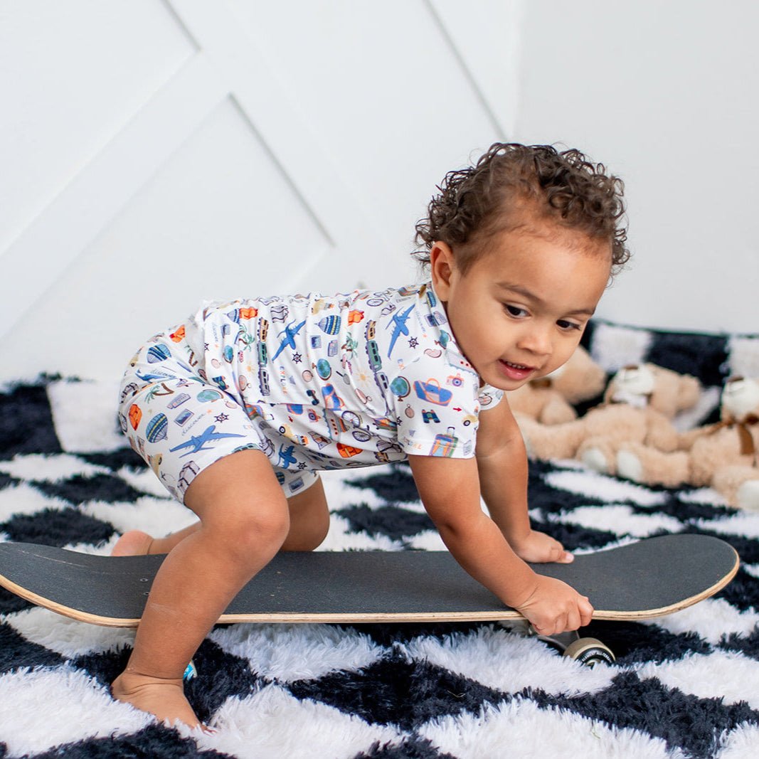 World Traveler Shorts PJs