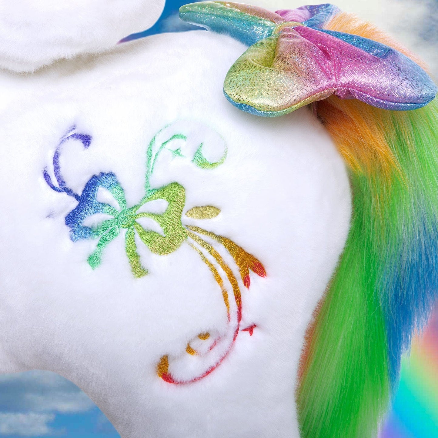 Model X Unicorn Ride On Toy for Age 3-4 Rainbow