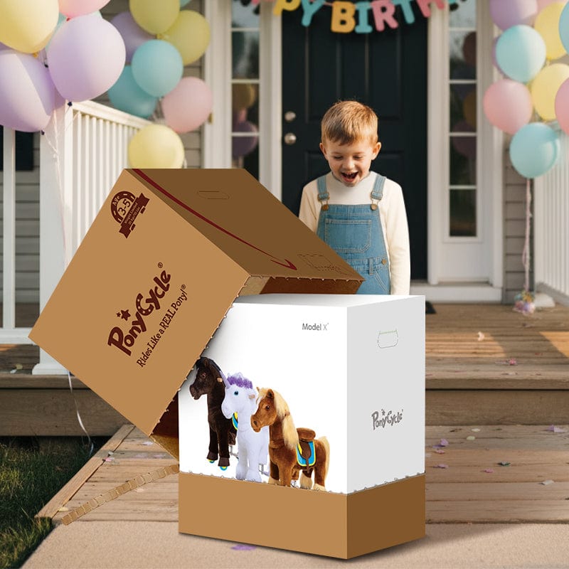 Model X® Riding Horse Toy for Age 3-4 Brown