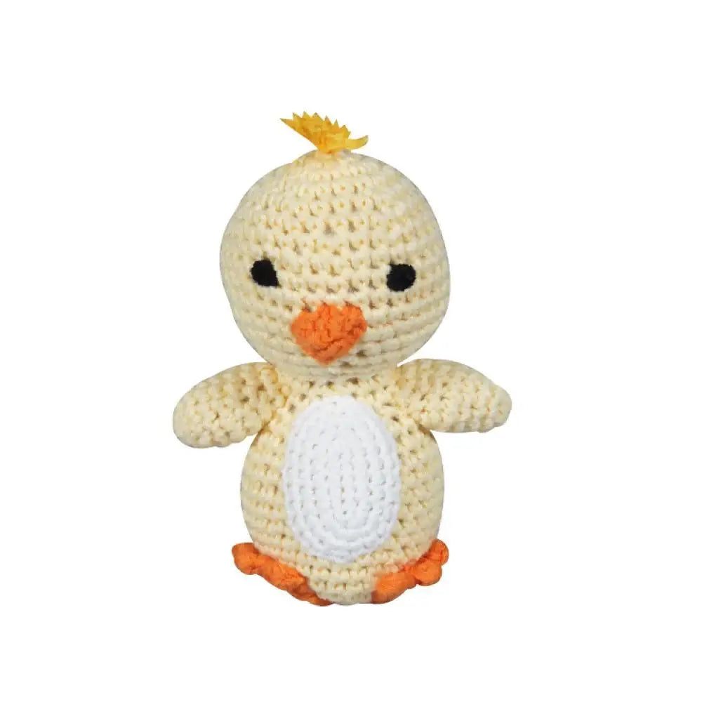 Chick Crochet Rattle