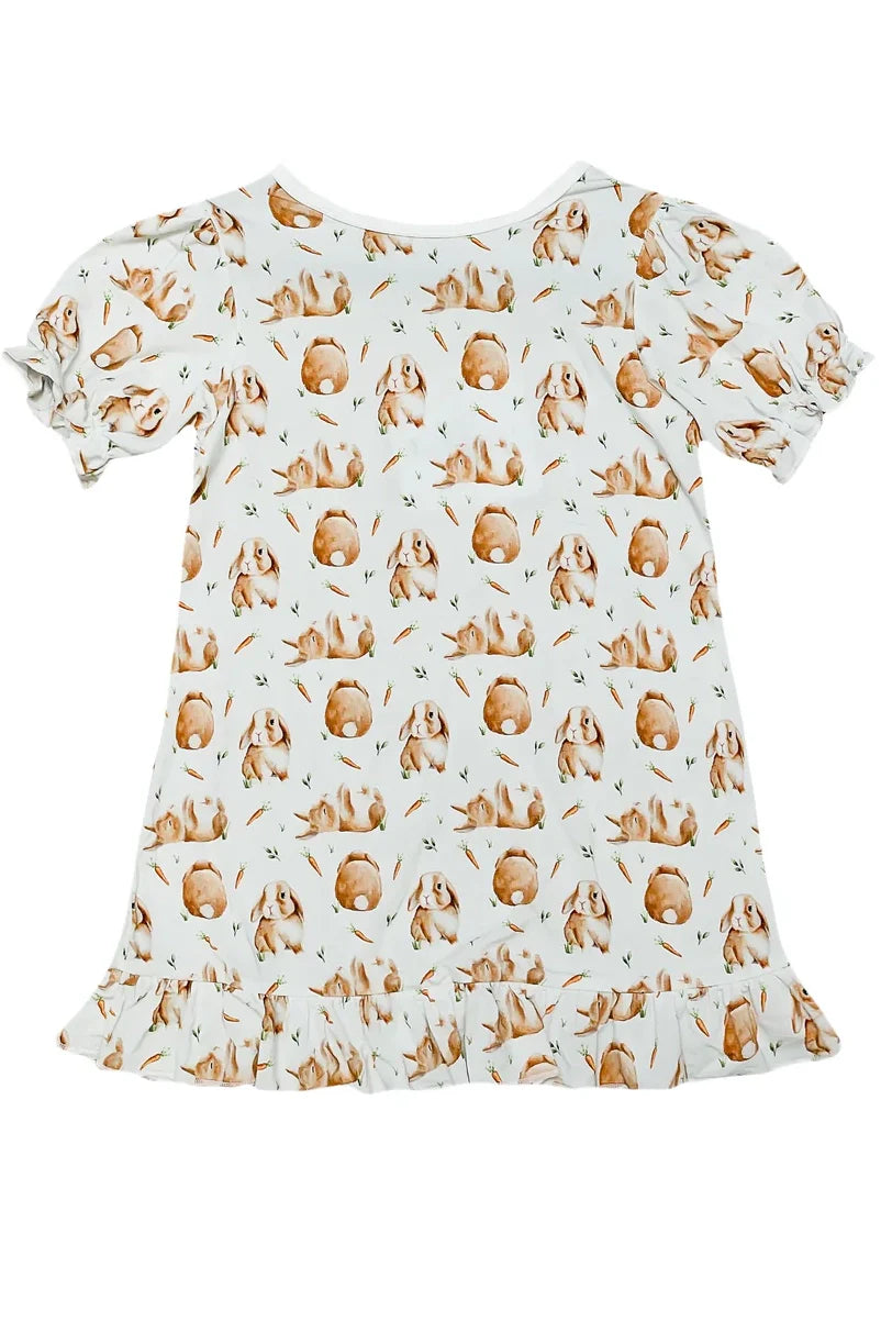 Vintage Bamboo Bunny Play Dress