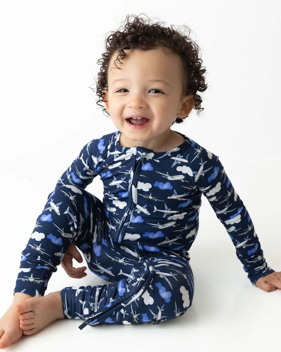 Airplane Poppy Convertible Romper