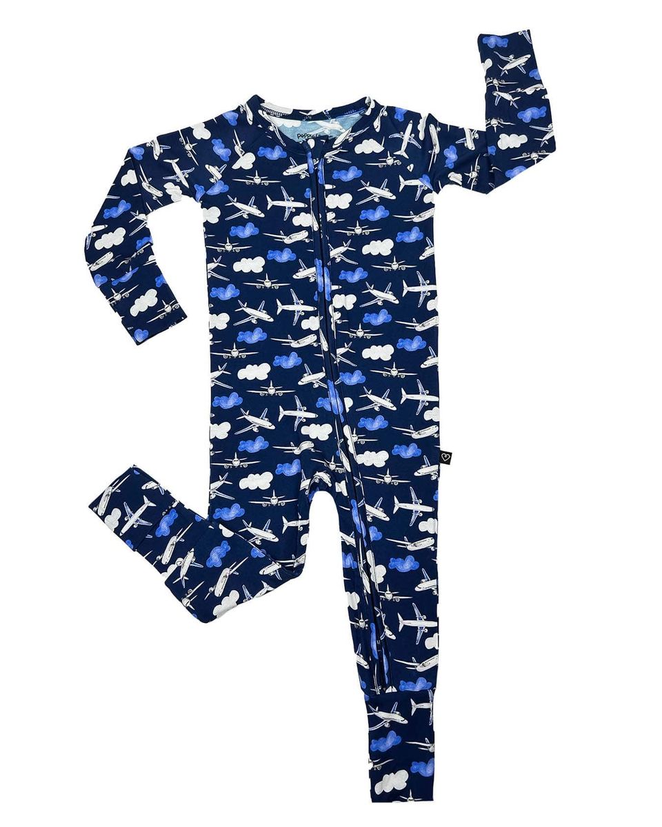 Airplane Poppy Convertible Romper