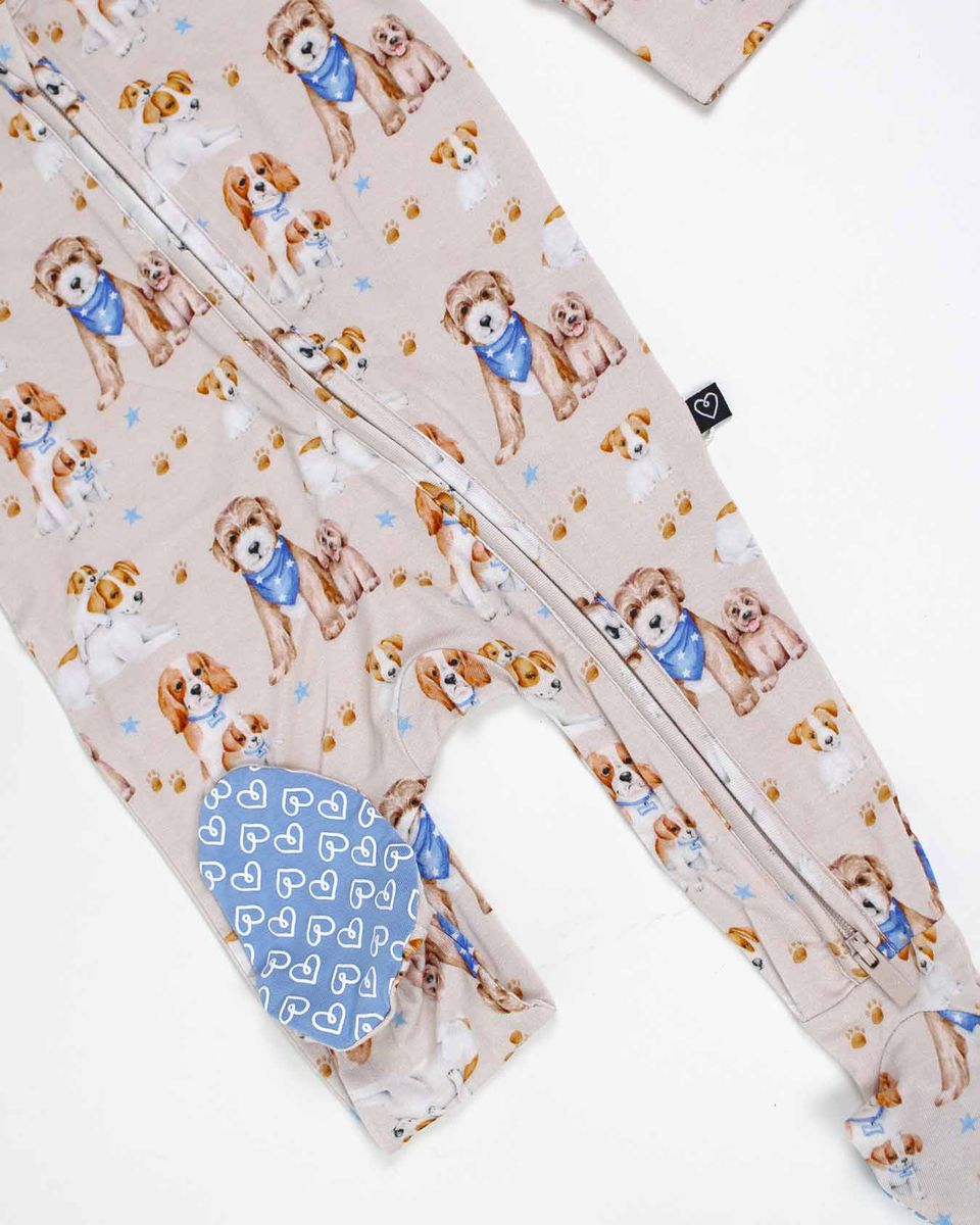 Bailey Zippered Footie
