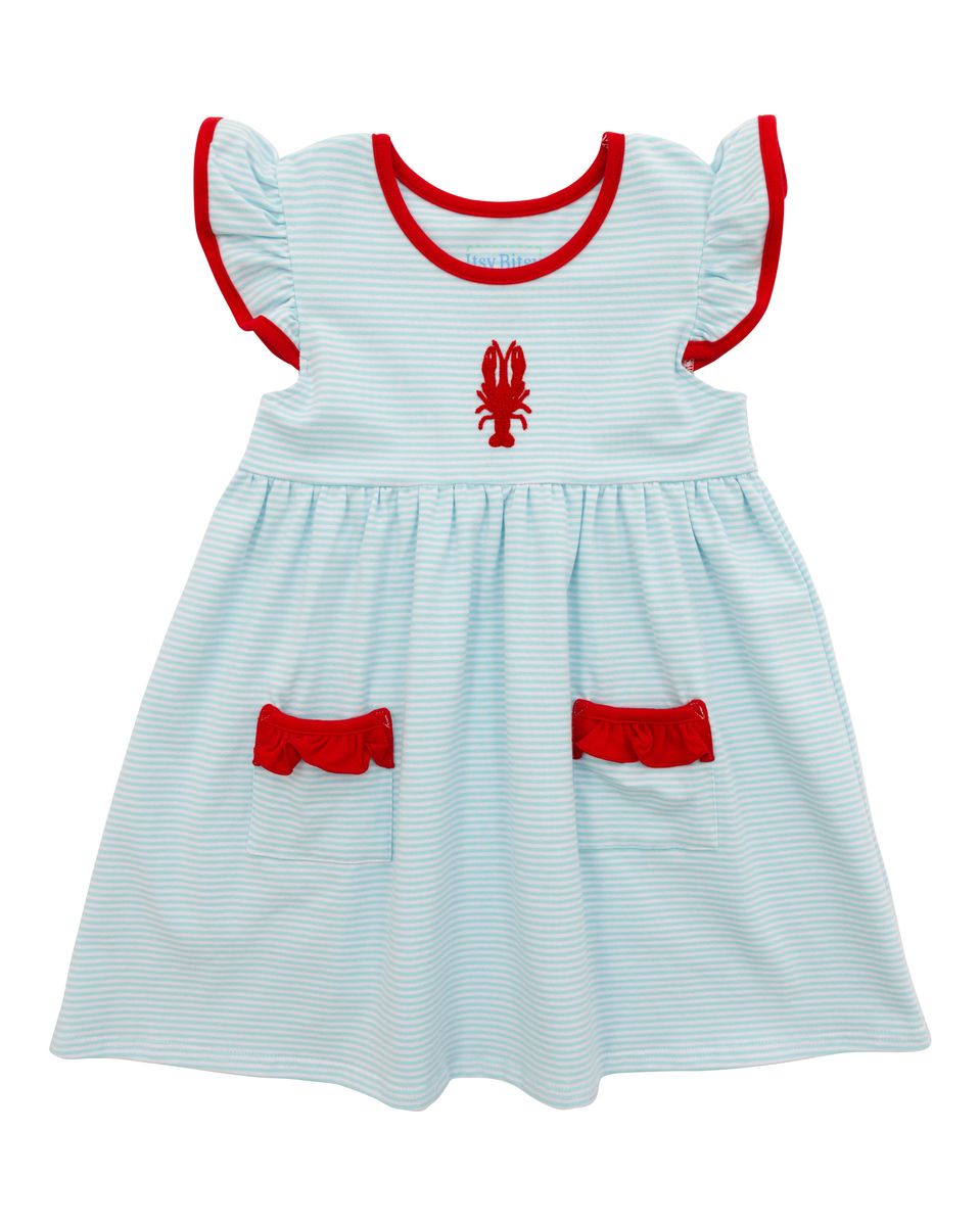 Crawfish Dress – Baby & Toddler Girls