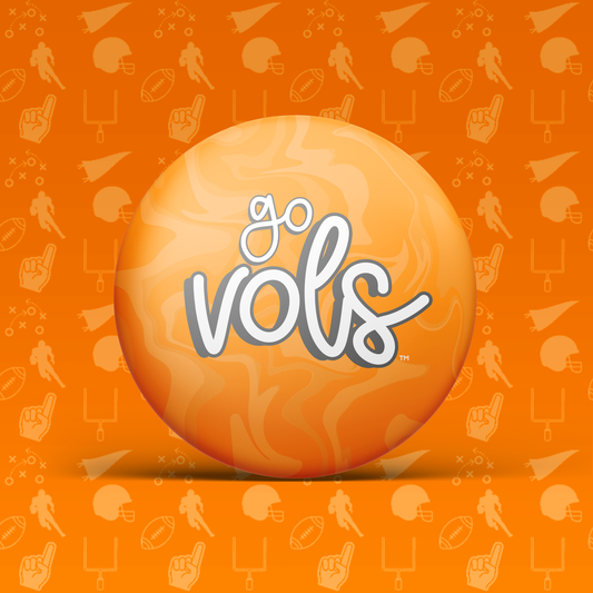 Go Vols Swirl Button