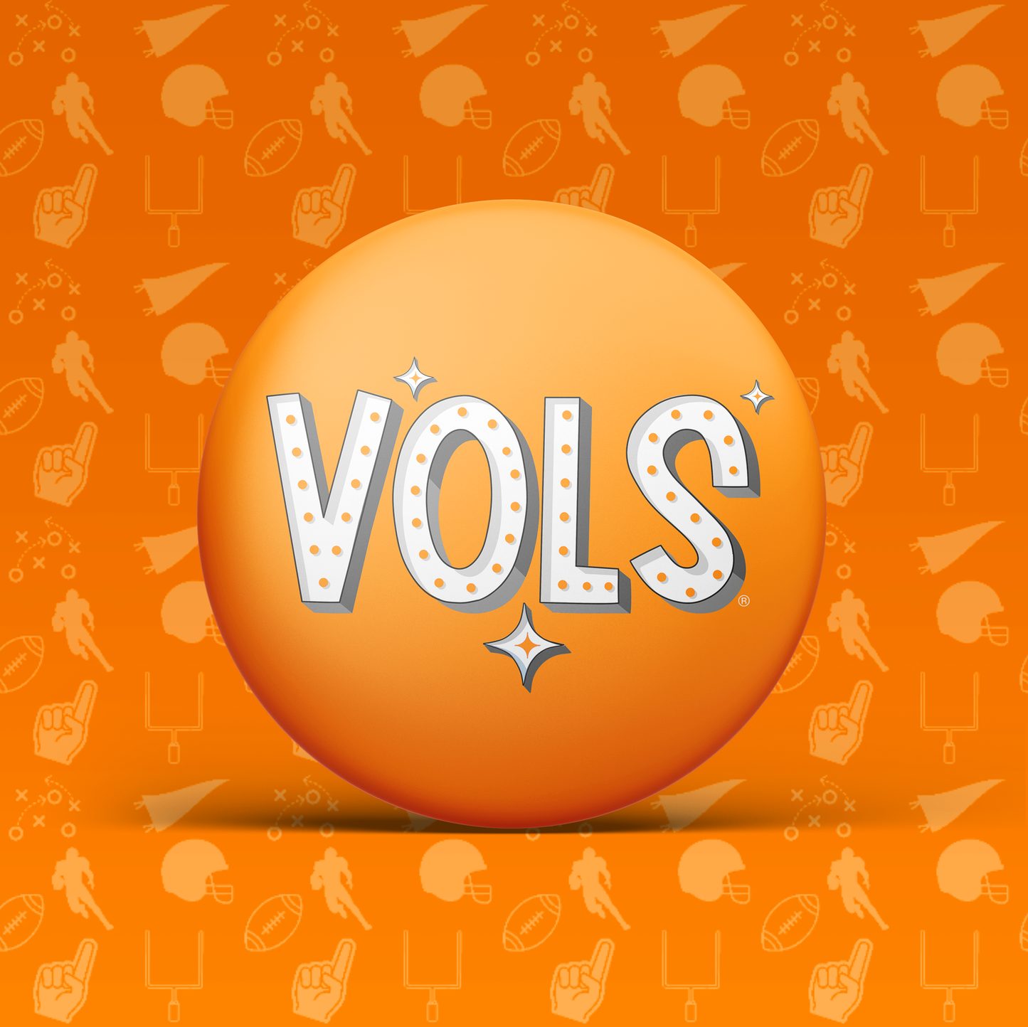 Vols Retro Button