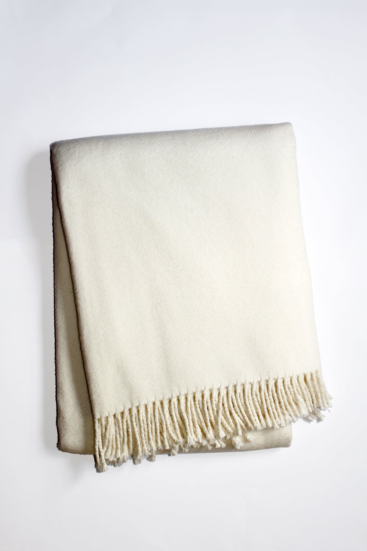Solid Plush Cotton Blend Throw - 55" x 70"