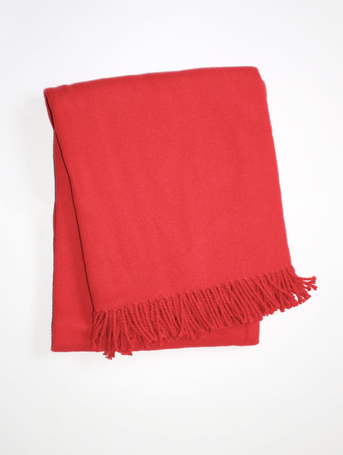 Solid Plush Cotton Blend Throw - 55" x 70"