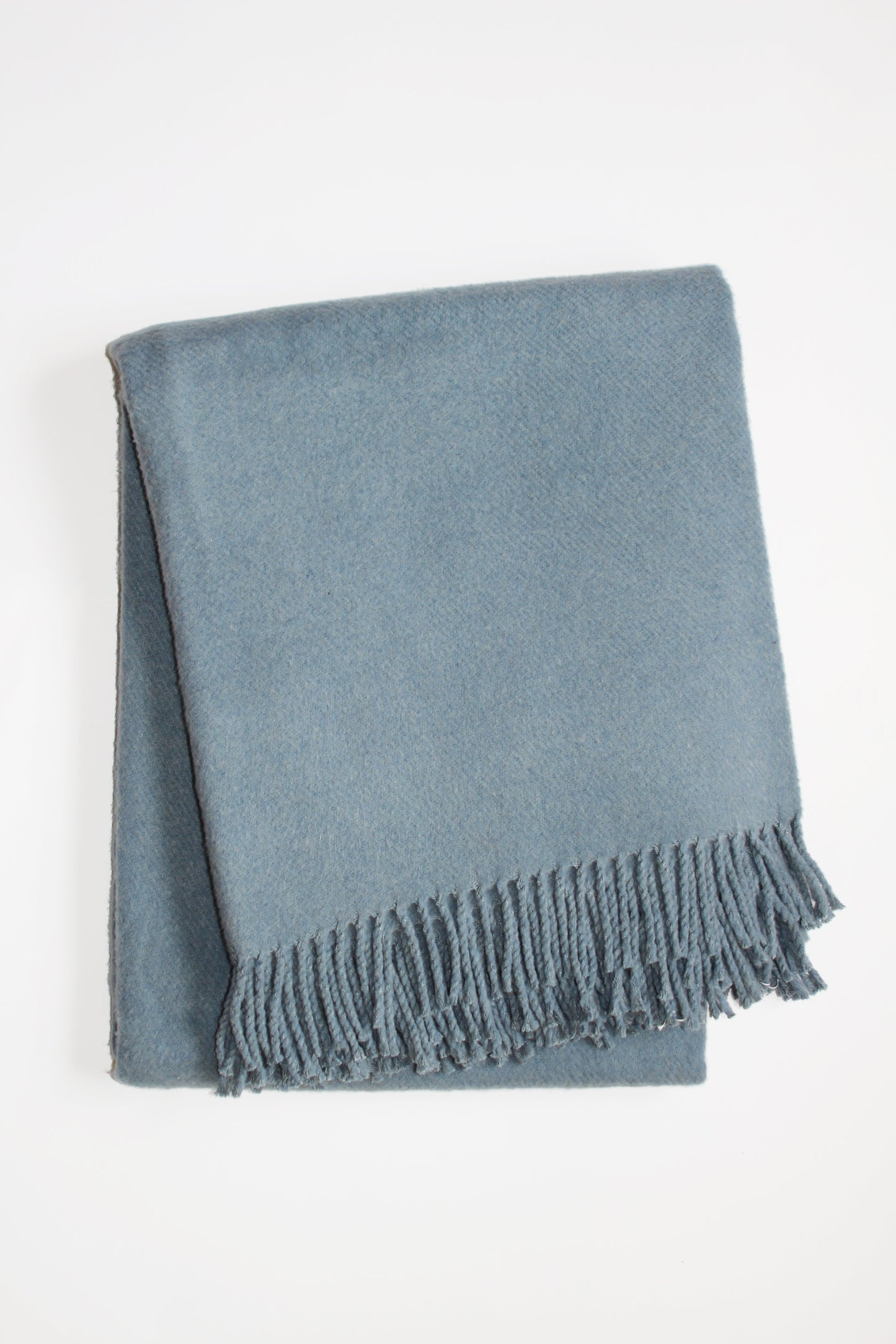 Solid Plush Cotton Blend Throw - 55" x 70"