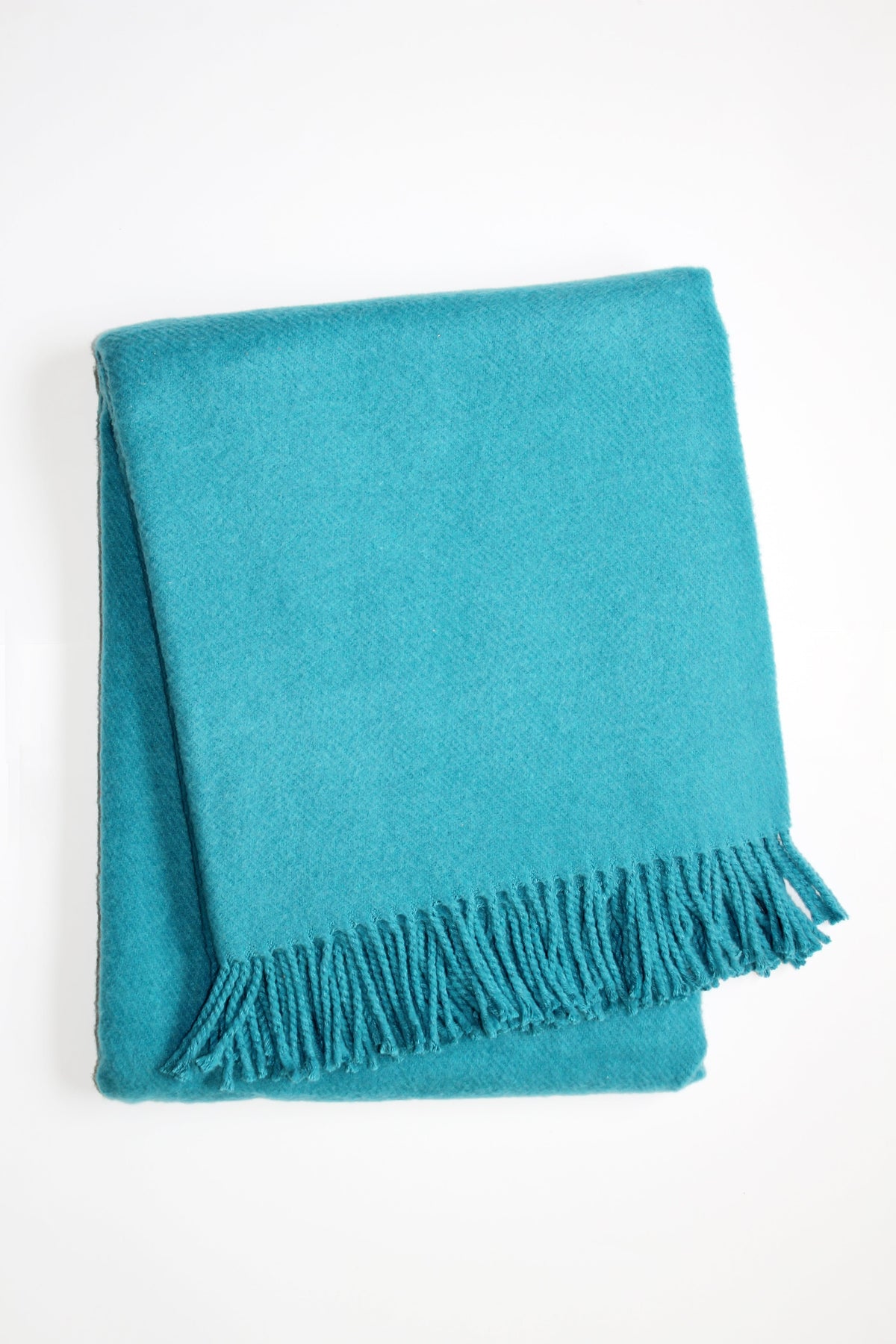 Solid Plush Cotton Blend Throw - 55" x 70"