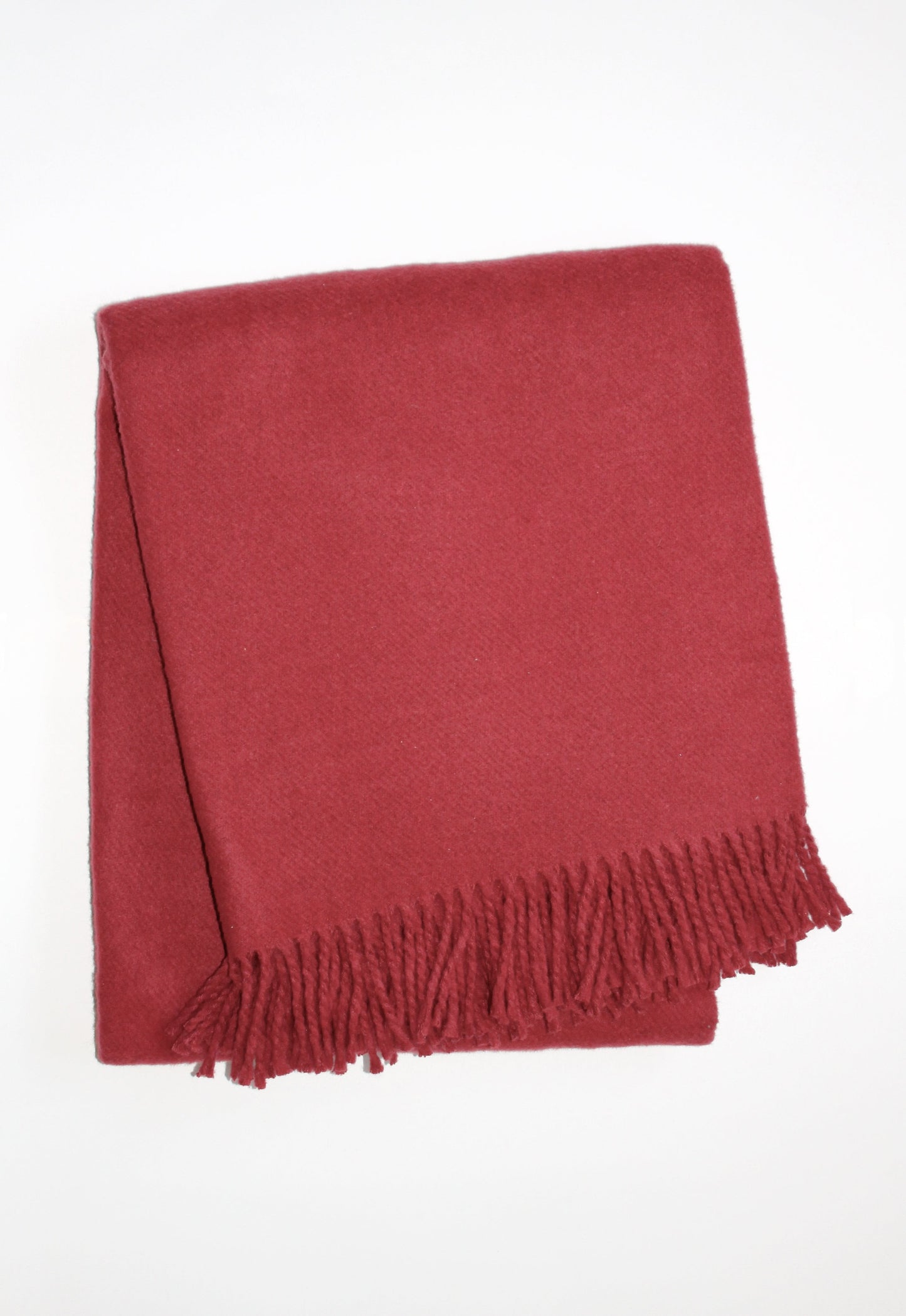 Solid Plush Cotton Blend Throw - 55" x 70"