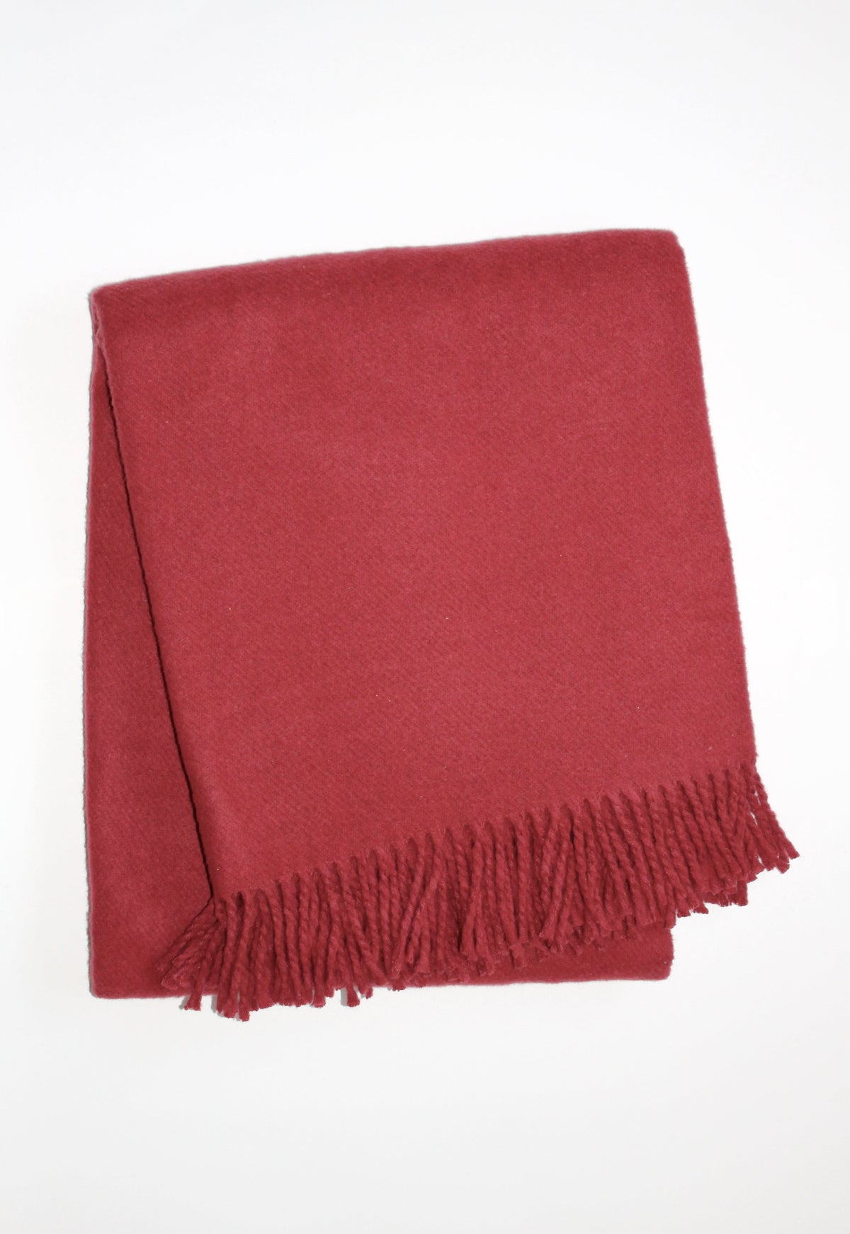 Solid Plush Cotton Blend Throw - 55" x 70"