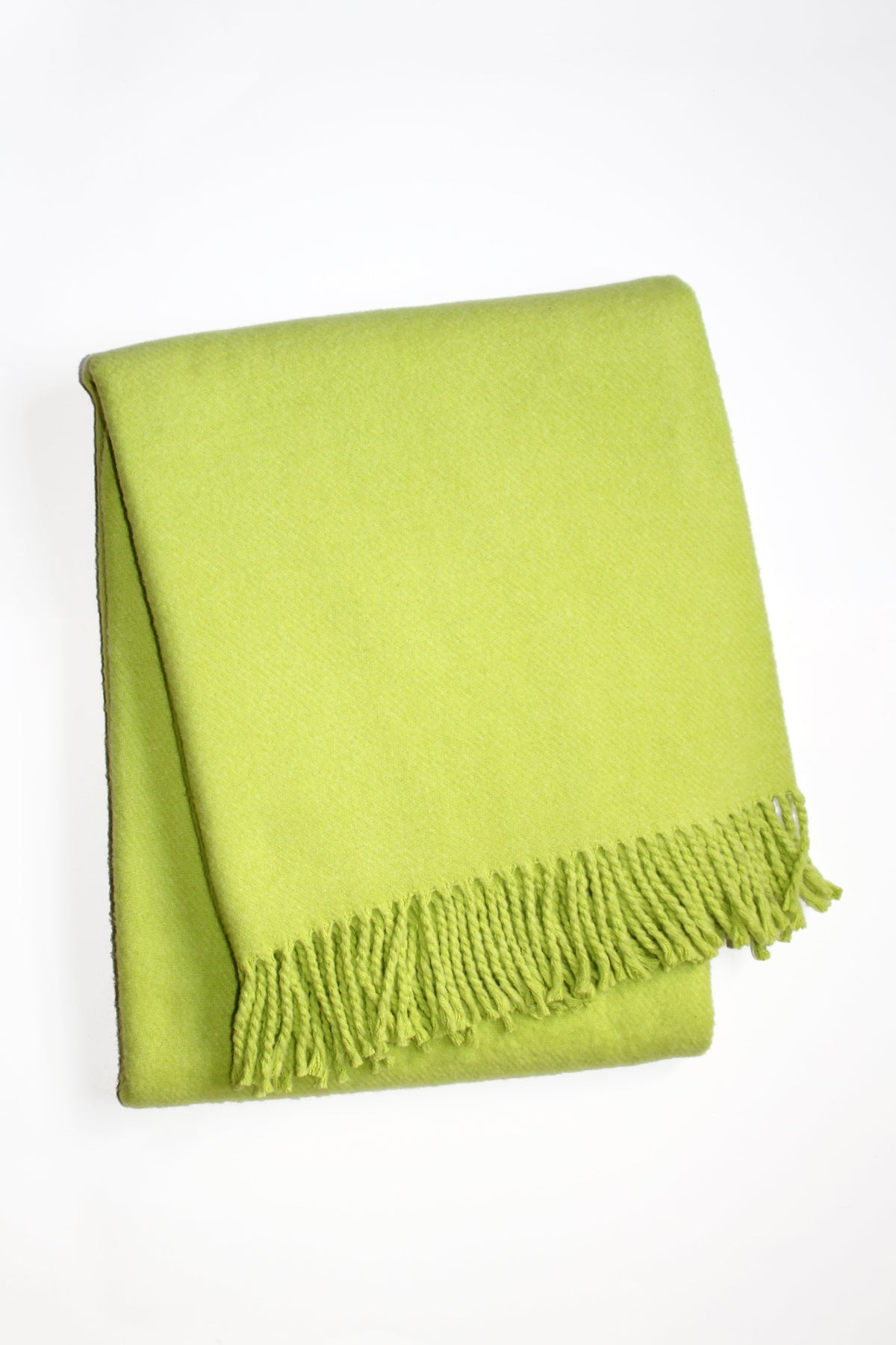 Solid Plush Cotton Blend Throw - 55" x 70"