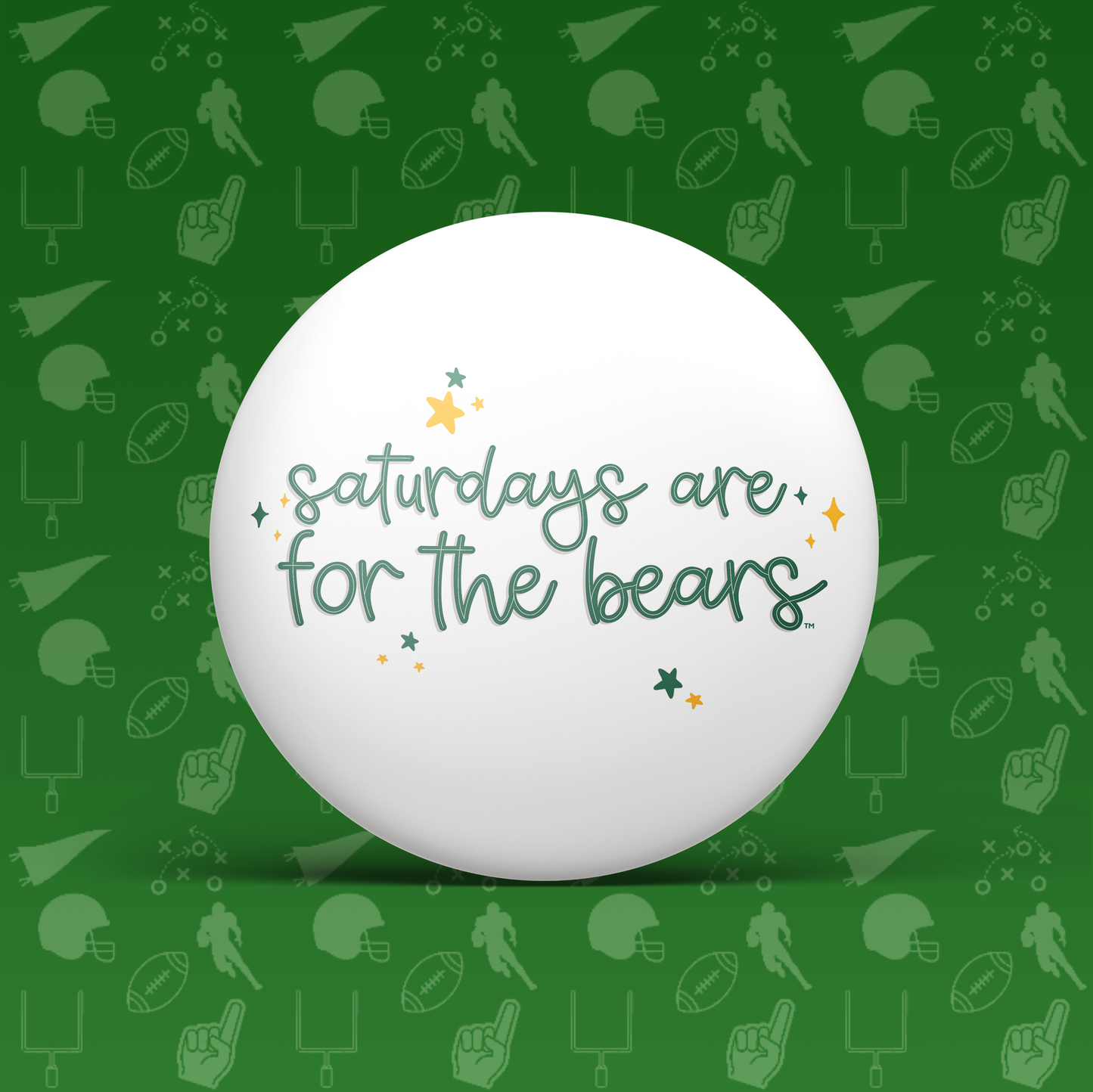 Saturdays Are For The Bears Button