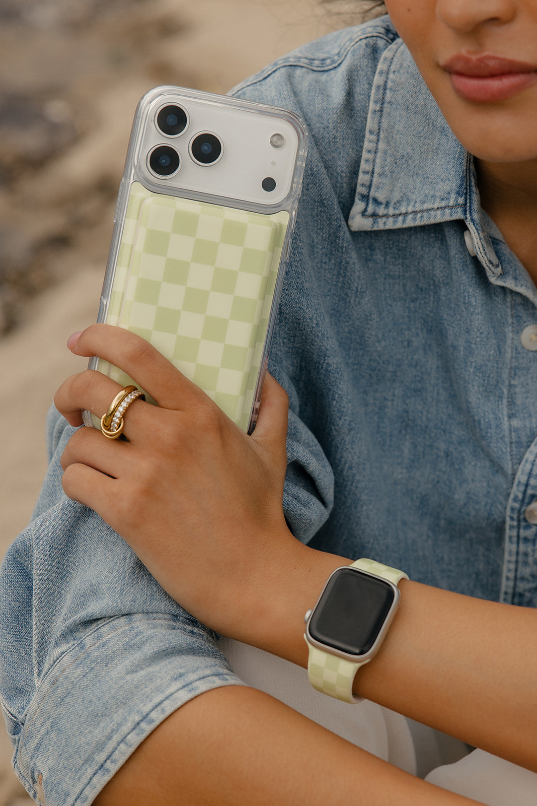 Harbor Check Watch Band