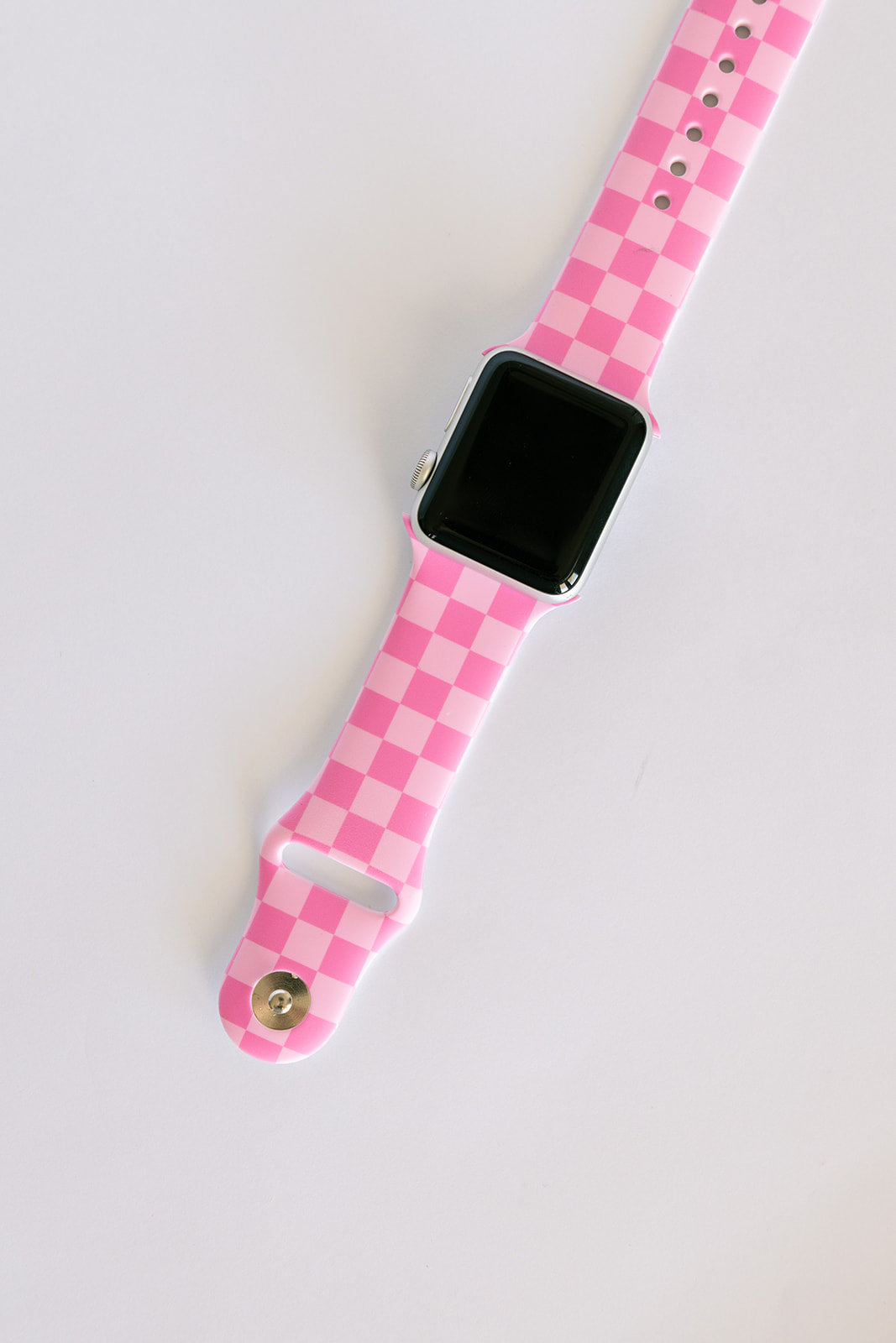 Bubblegum Check Watch Band