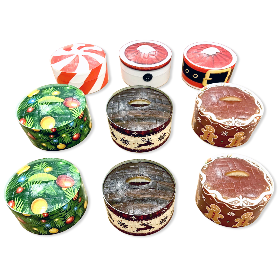 Merry Squishmas Christmas Dumplings – Jelly-Filled Squishy Fidget Toys with Steamer