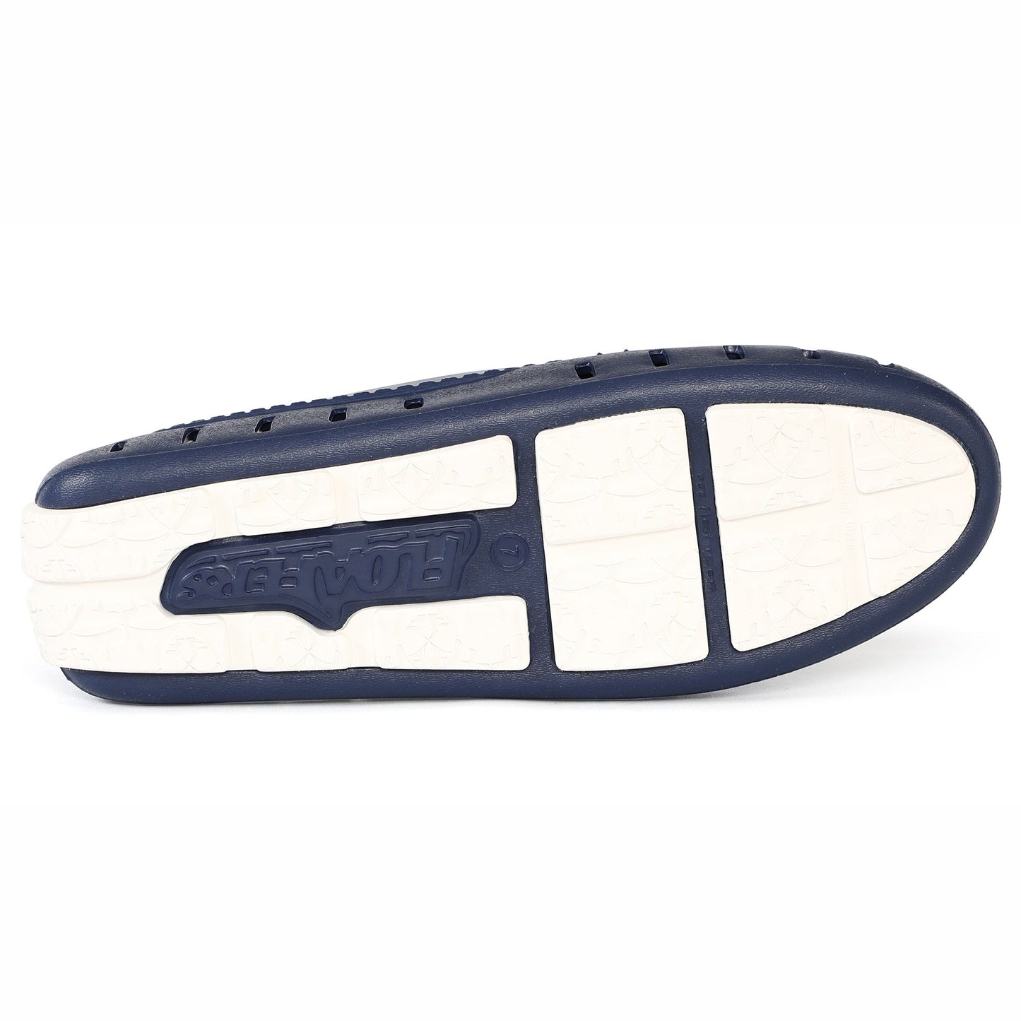 Women's Posh Navy Peony Bright White Loafers