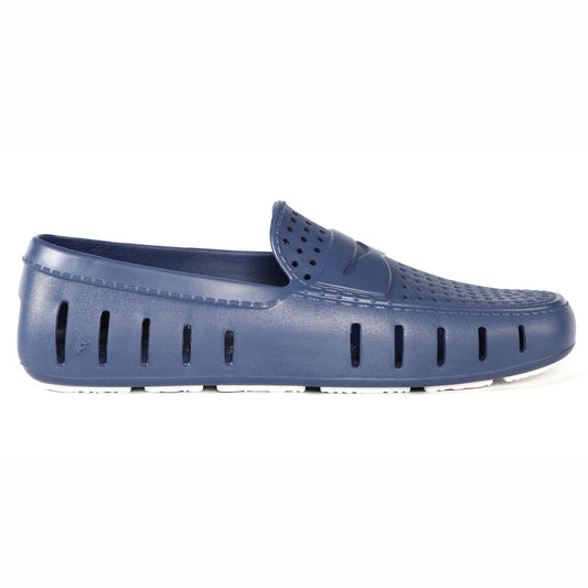 Men's Country Club Navy Peony Bright White Loafers