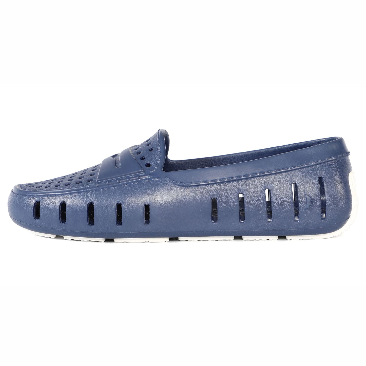 Women's Posh Navy Peony Bright White Loafers