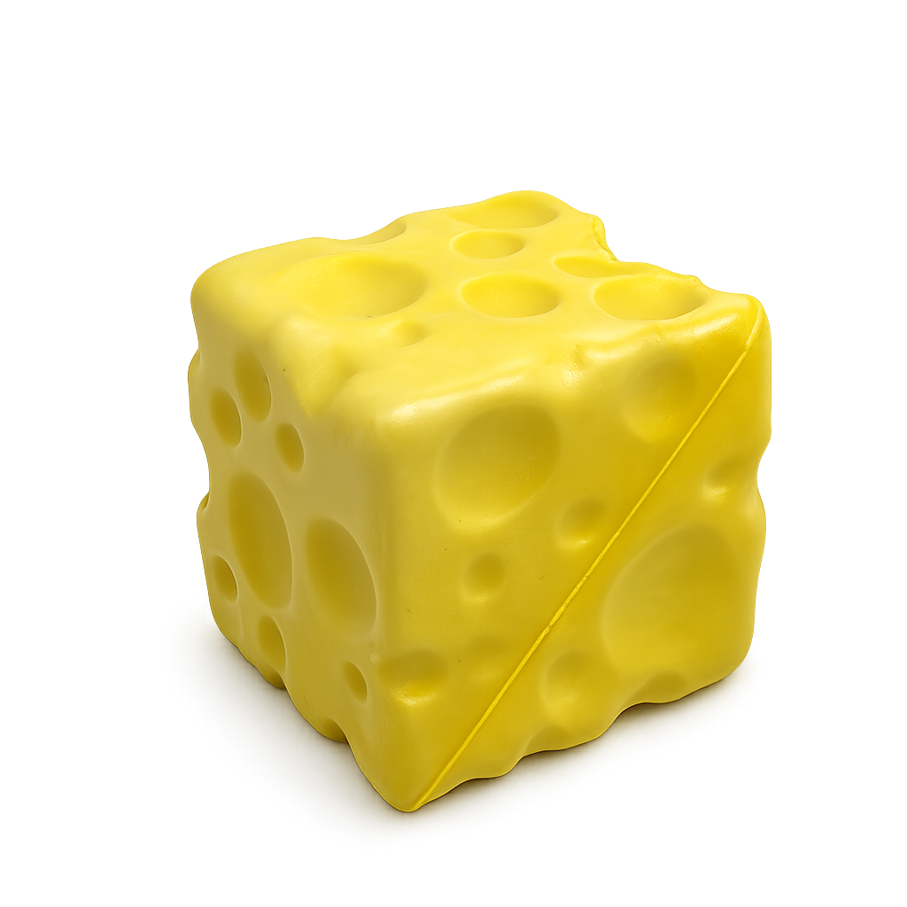 Fun Doh Slow Rise Cheese Squishy – Slow Rising Sensory Stress Toy | Cheese Foam Squish Toy for Kids & Adults