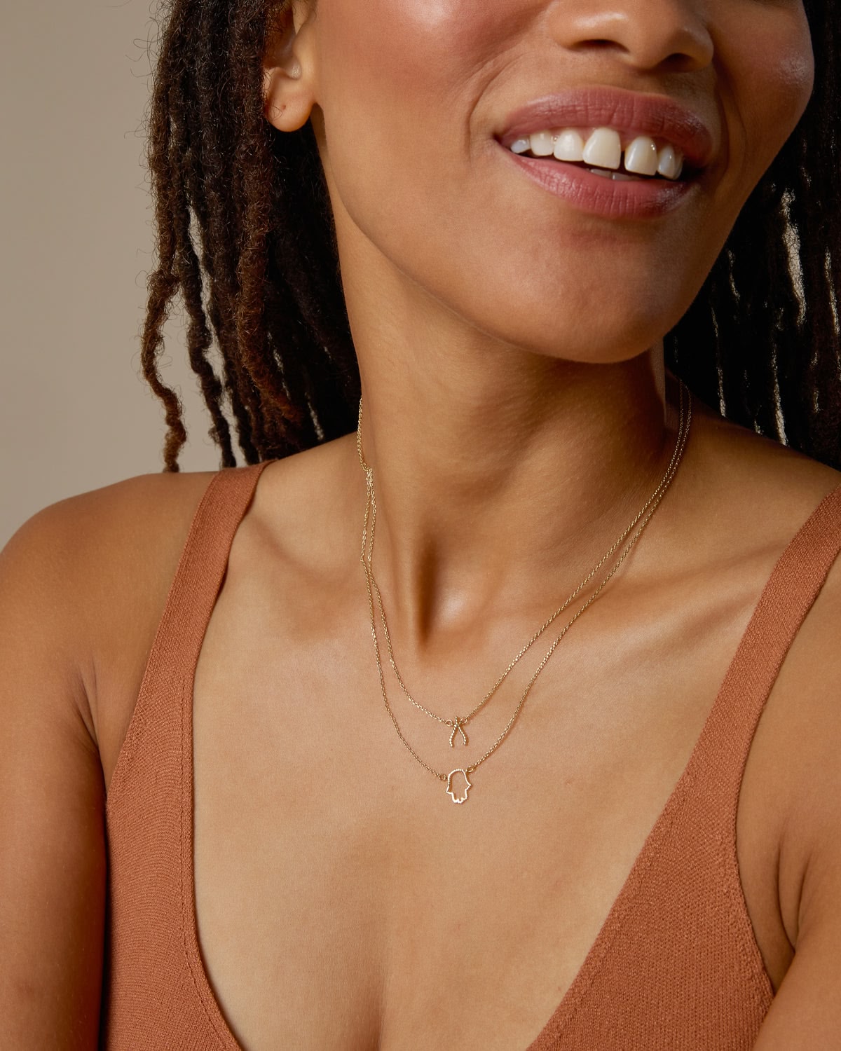 Just For Luck Hamsa Necklace