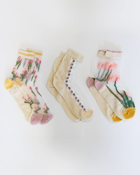 Sheer Spring Socks