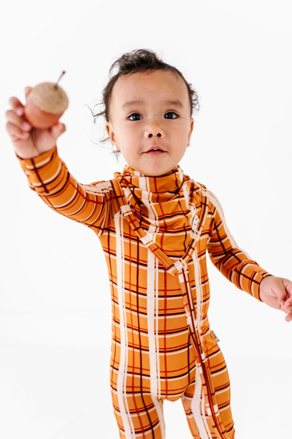 Harvest Plaid Bandana Bib