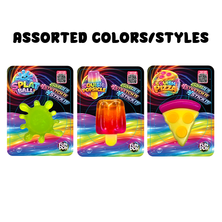 Fun Doh Food Moods Pizza Sticky Squishy Sensory Fidget Toy