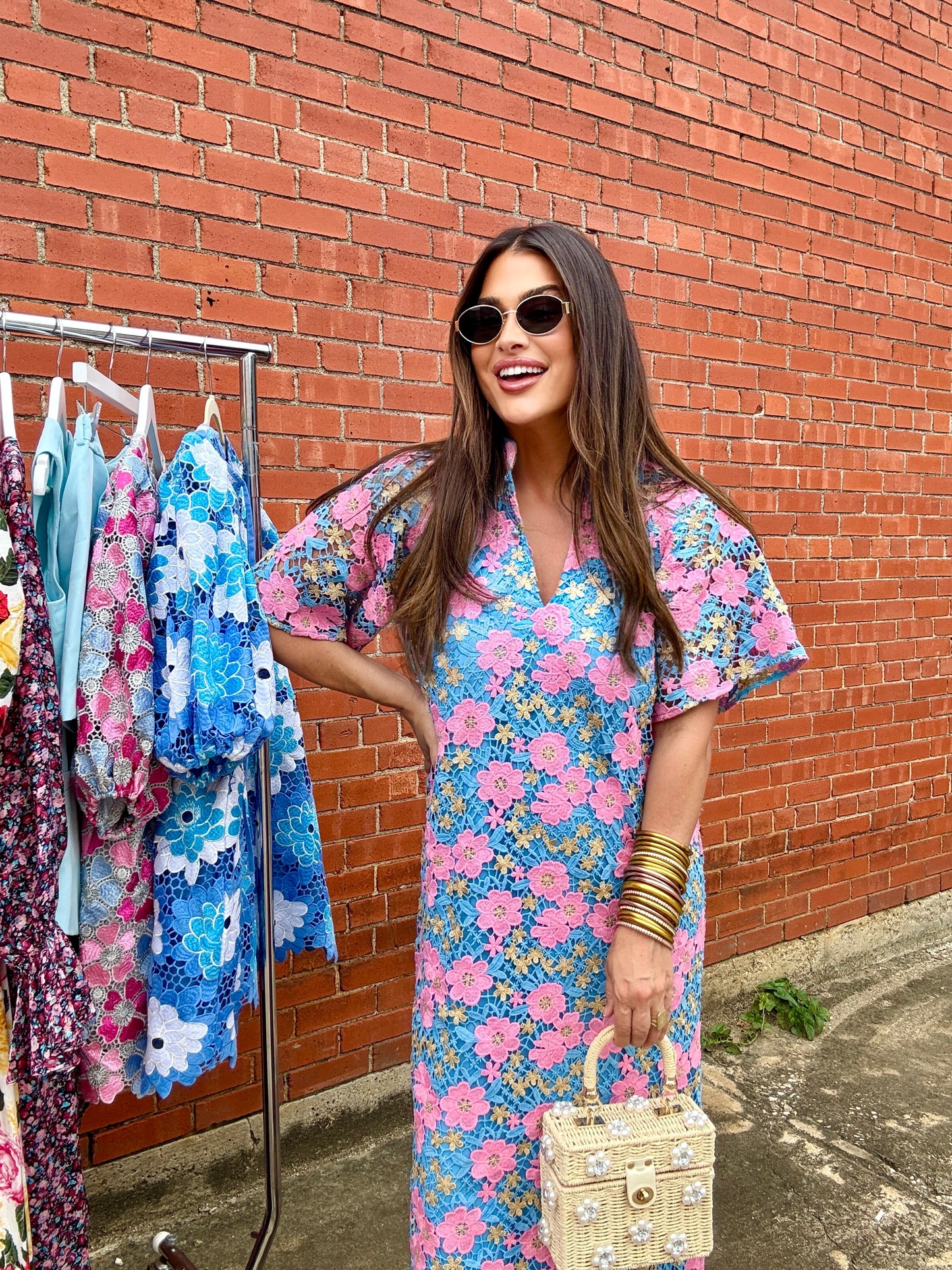 Leighton Pansy Maxi Dress