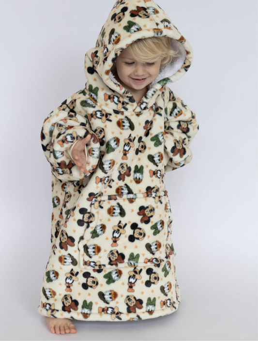 Mickey & Friends Sherpa Lined Hoodie Blanket