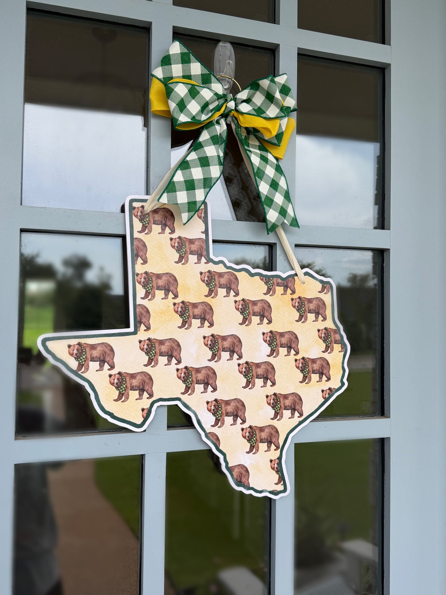 Bear Patterned Door Hanger