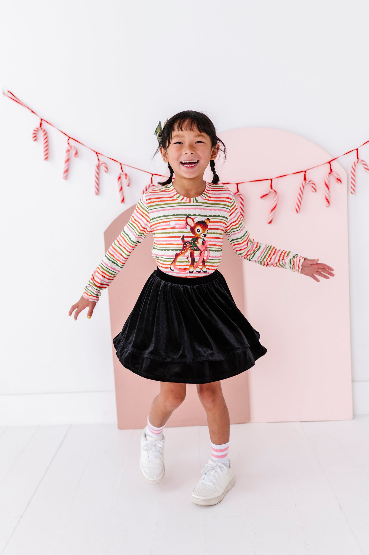 Vintage Reindeer | Bamboo Long Sleeve