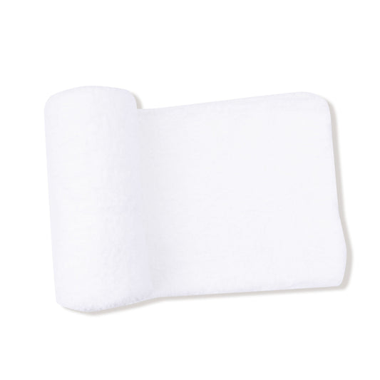 Chenille - White Stroller Blanket
