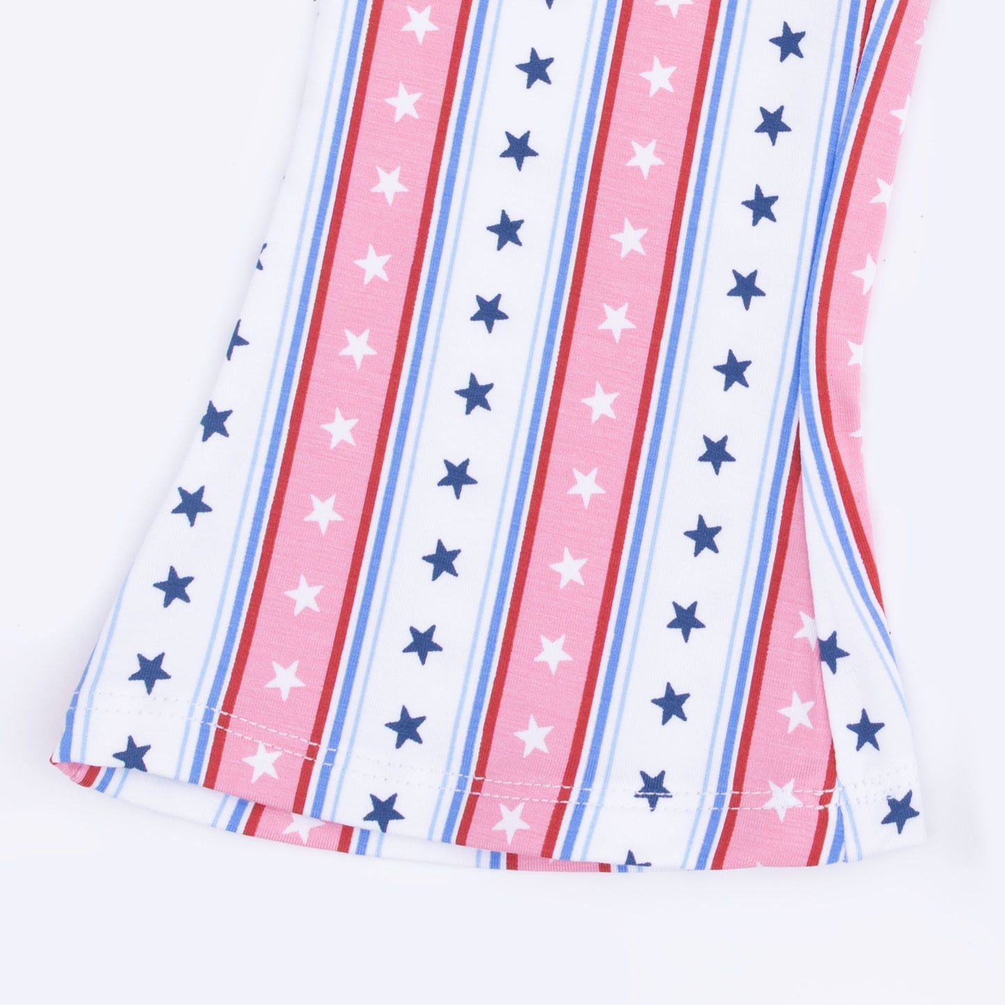 Stars and Stripes - Peplum Tank with Baby Bells