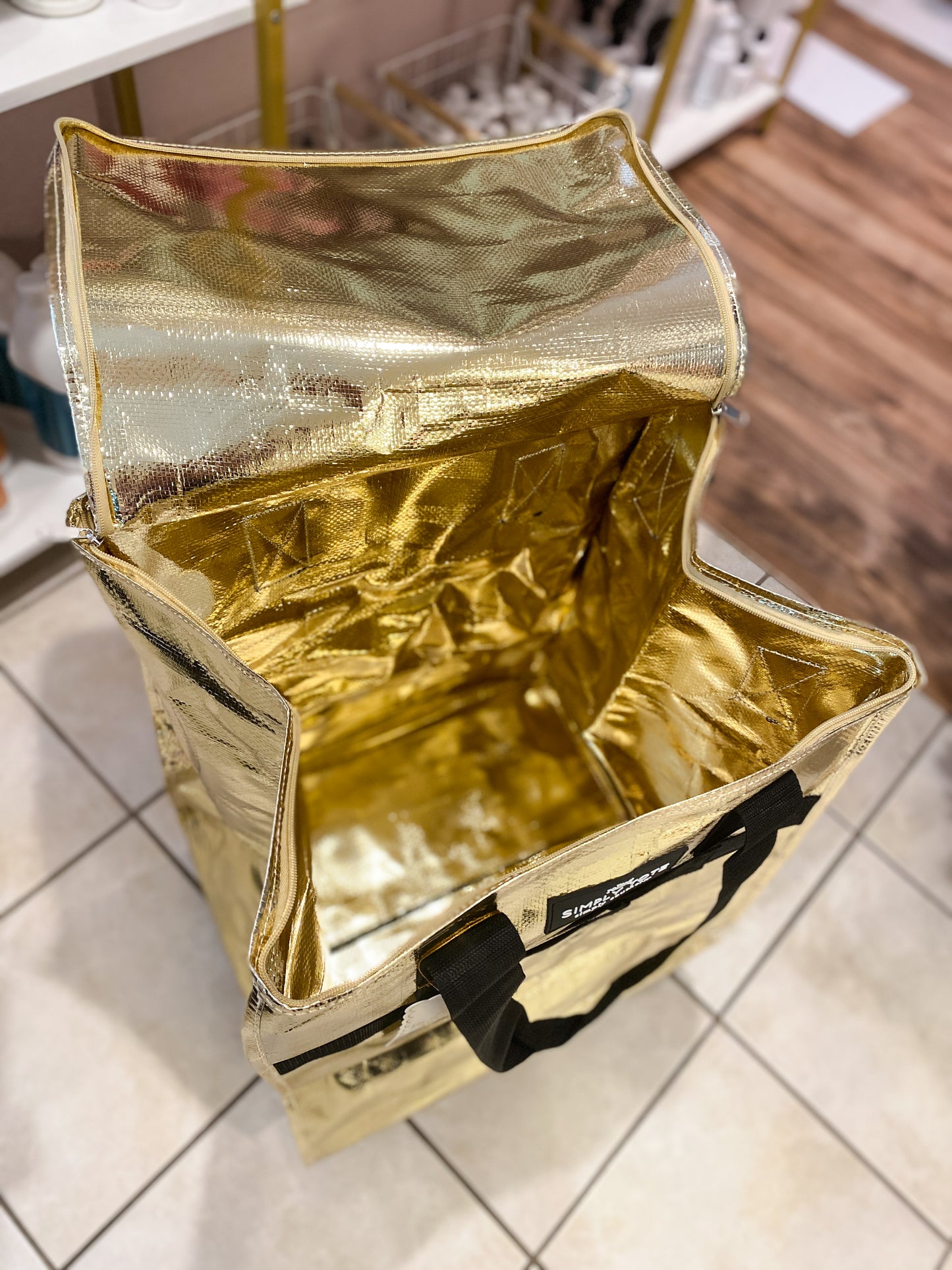 Simply Southern Rolling Tote Bag – Metallic Gold, Silver, or Black