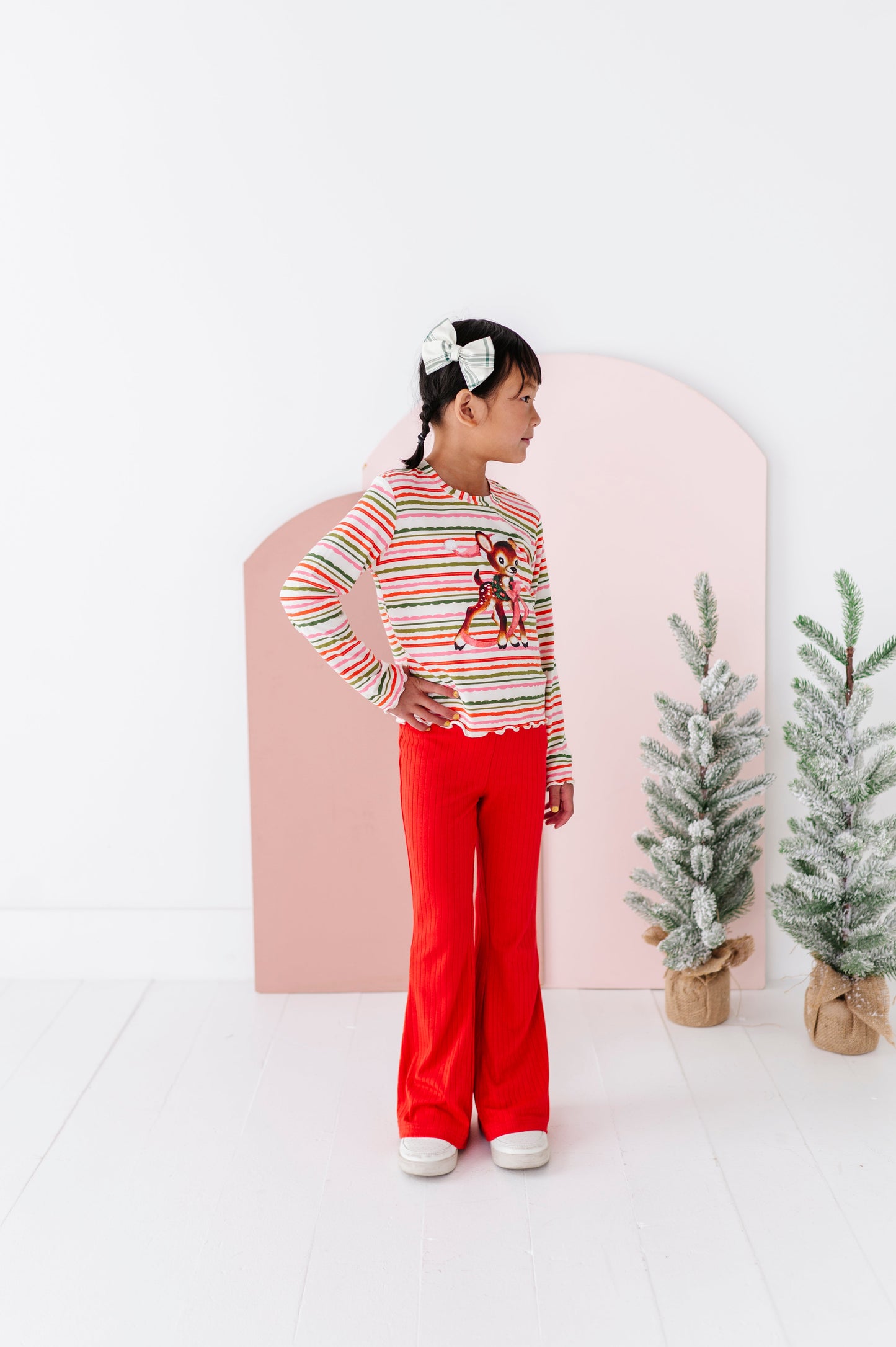 Vintage Reindeer | Bamboo Long Sleeve