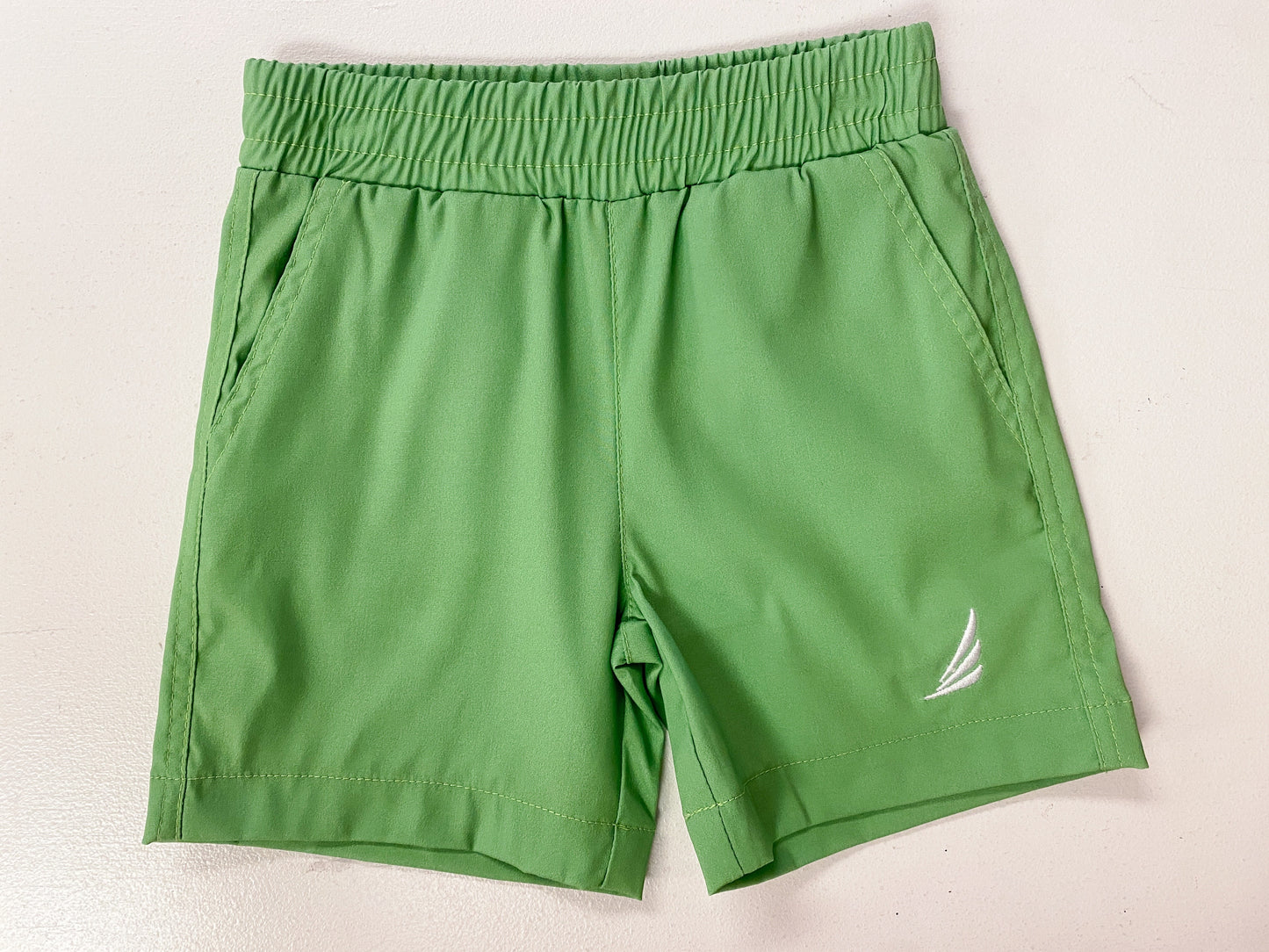 Boys Grass Green Performance Shorts | Bossier City, LA