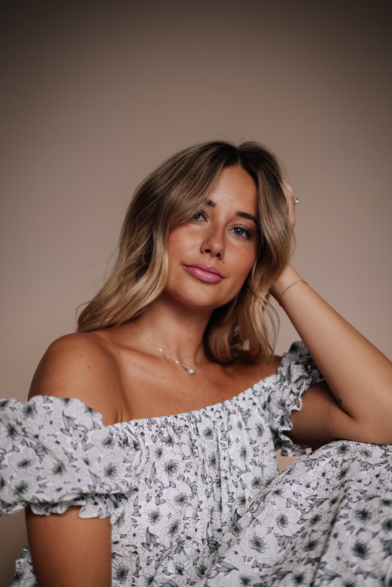 Bella Maxi Dress in White