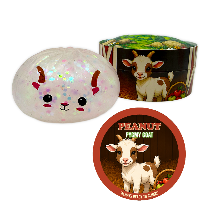 Fun Doh Farm Barnyard Dumpling Squishy Toys – Choose Your Animal