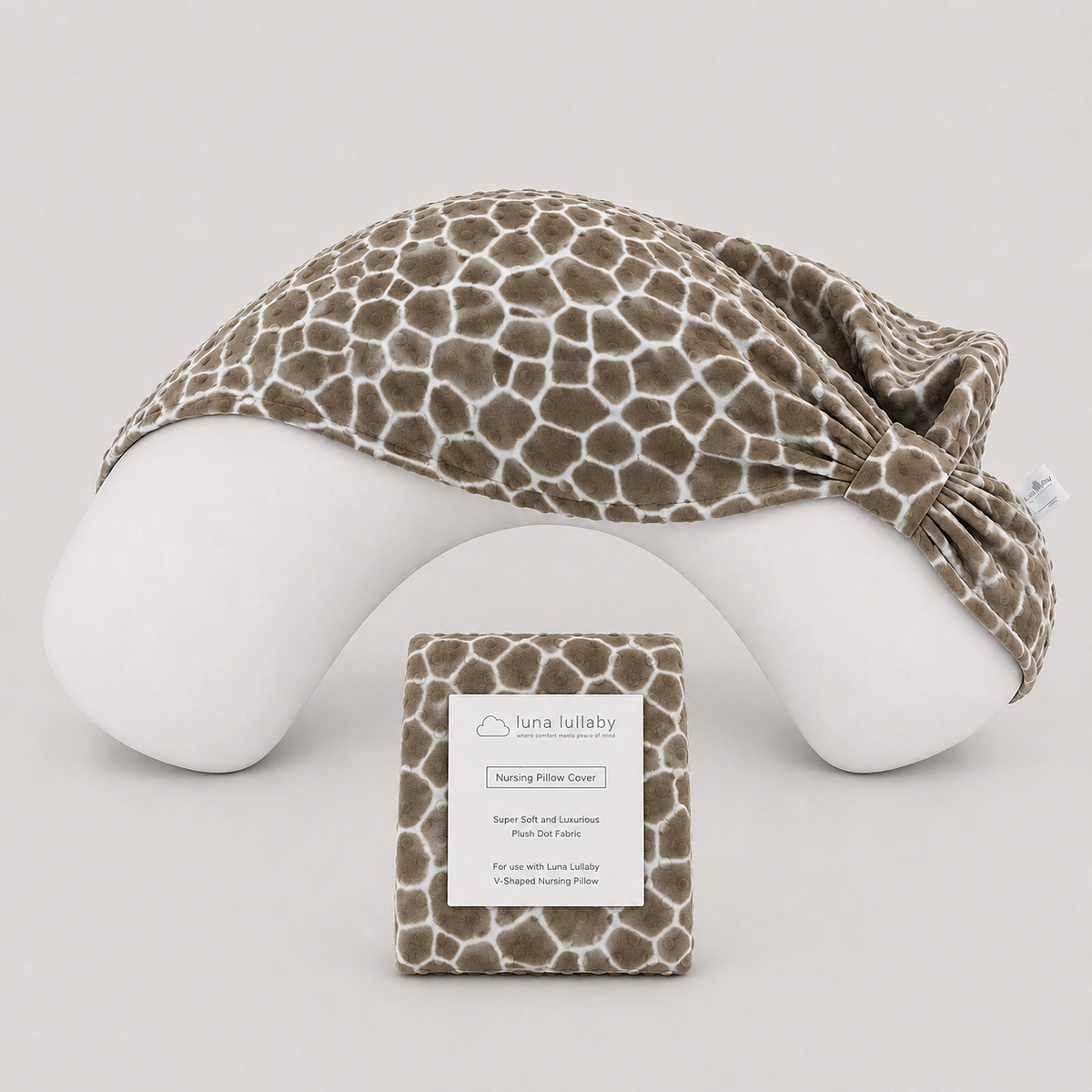 Baby Safari Nursing Pillow Cover | Luna Lullaby