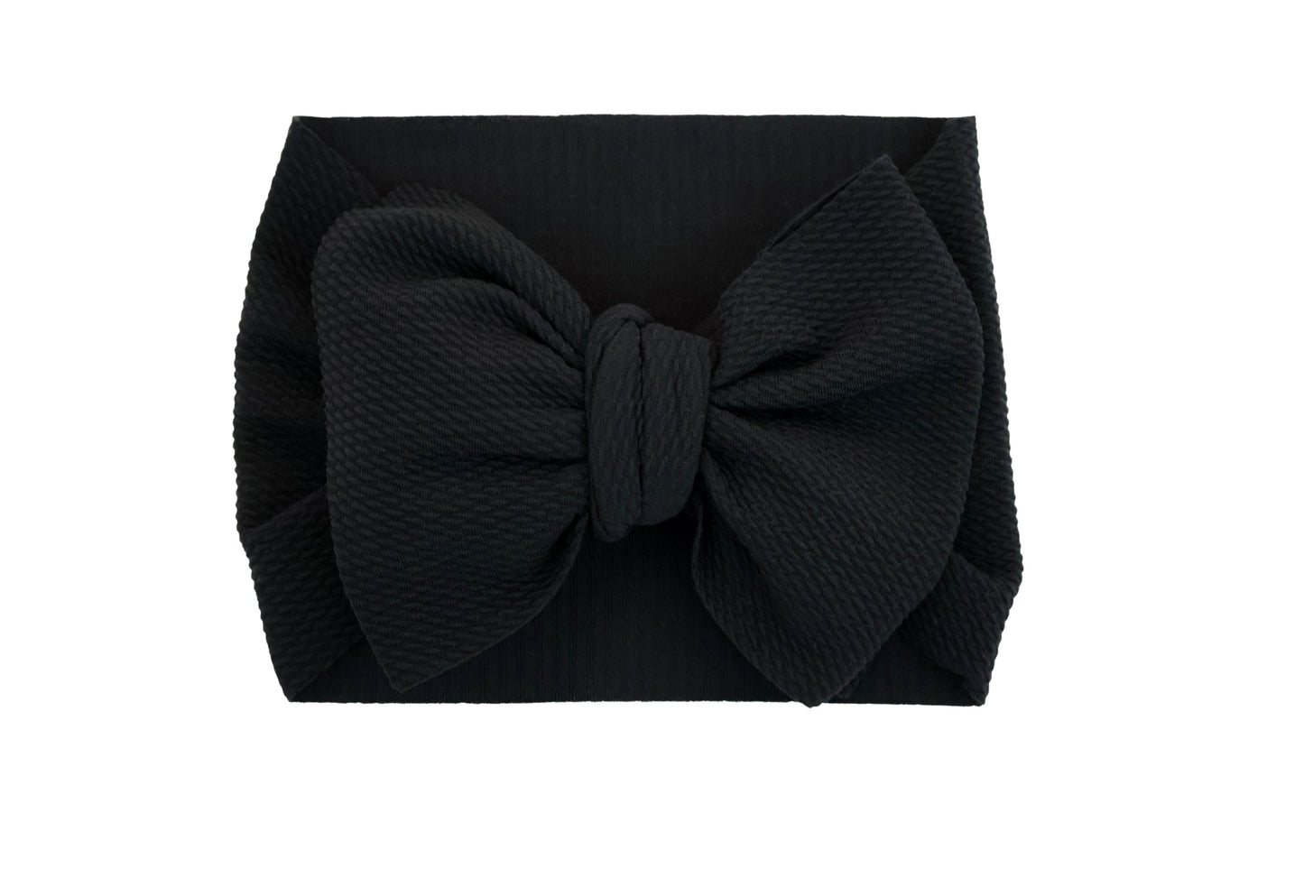 Black Headwrap Bow